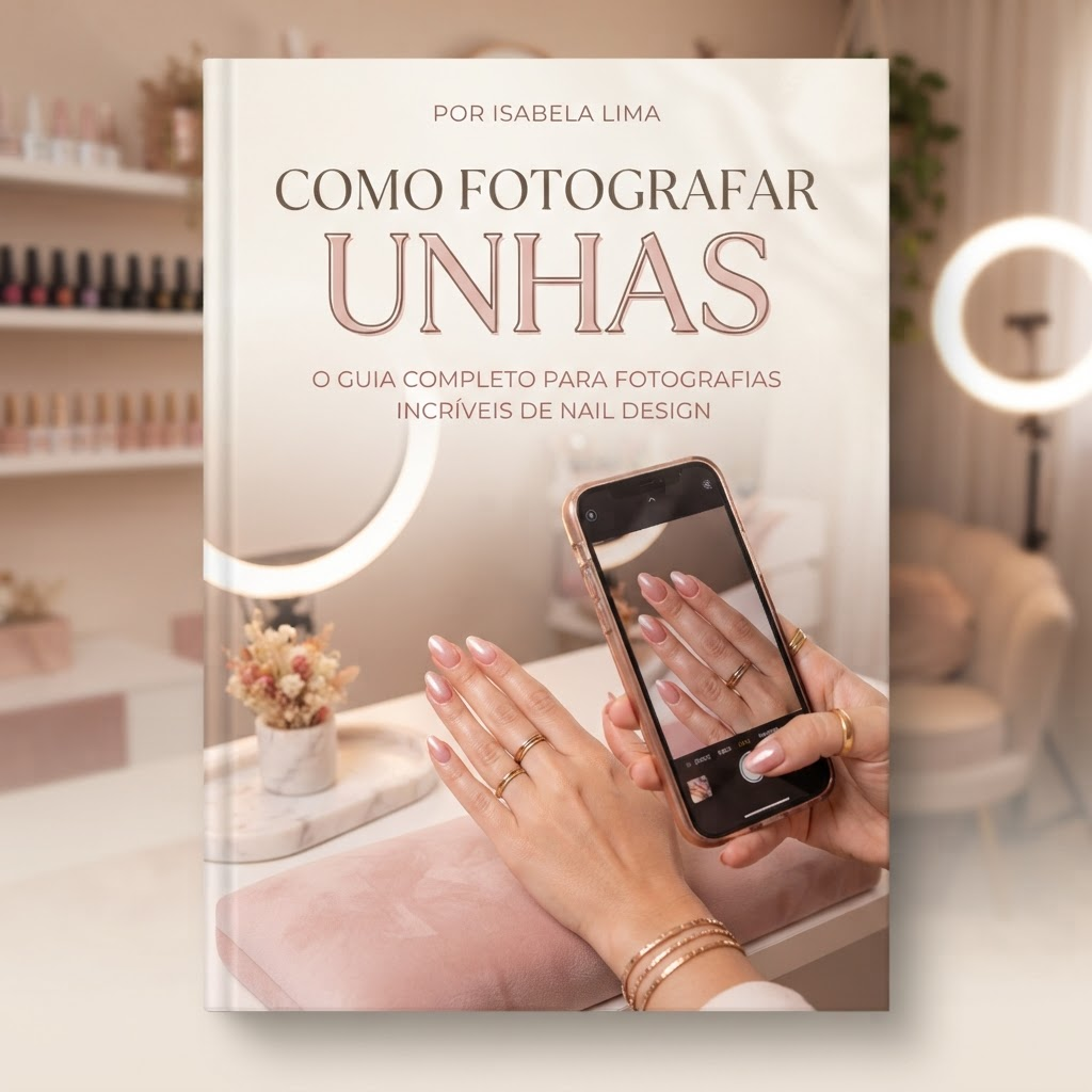 Capa do guia prático de como fotografar unhas
